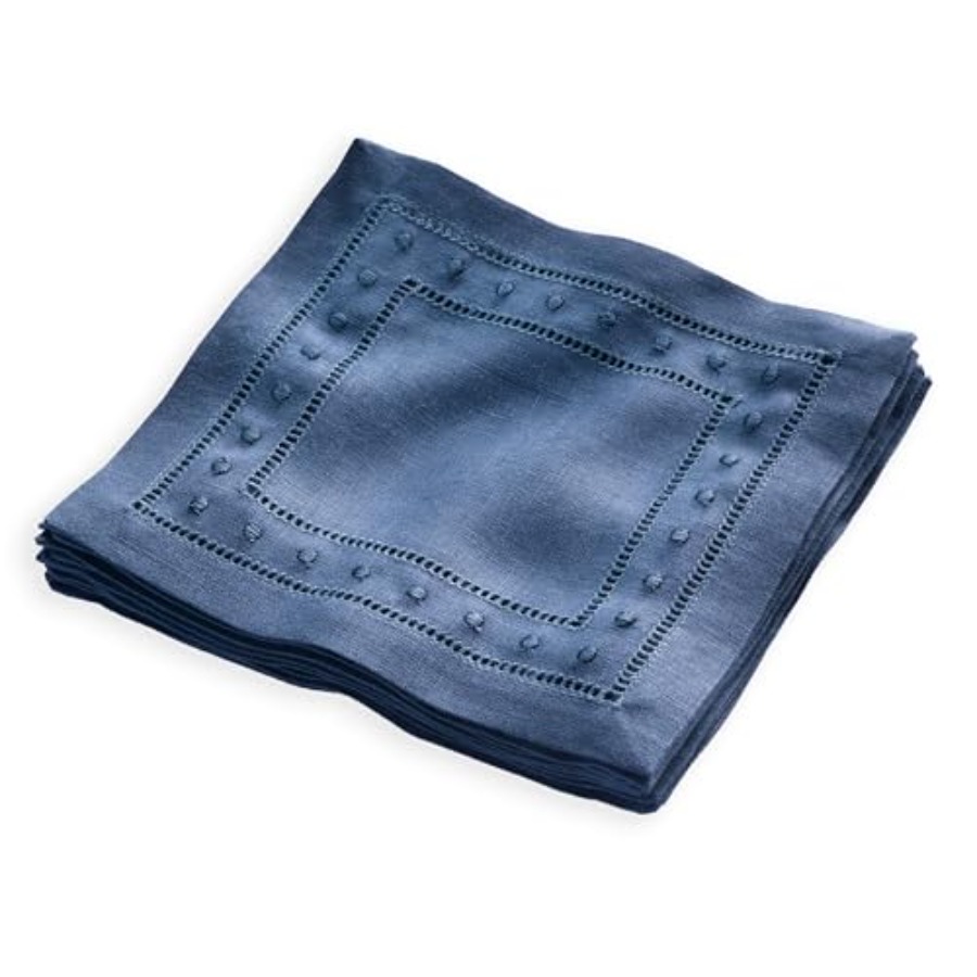 Linen Napkin Set - Linen Cocktail Napkins 6 x 6