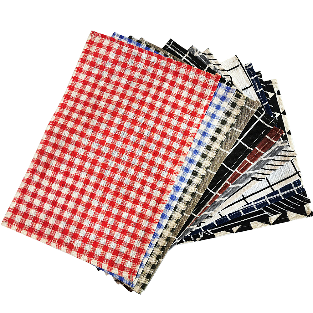 1Pc Polyester Linen Lattice an - Linen Napkin Set บทวิจารณ์และราคา