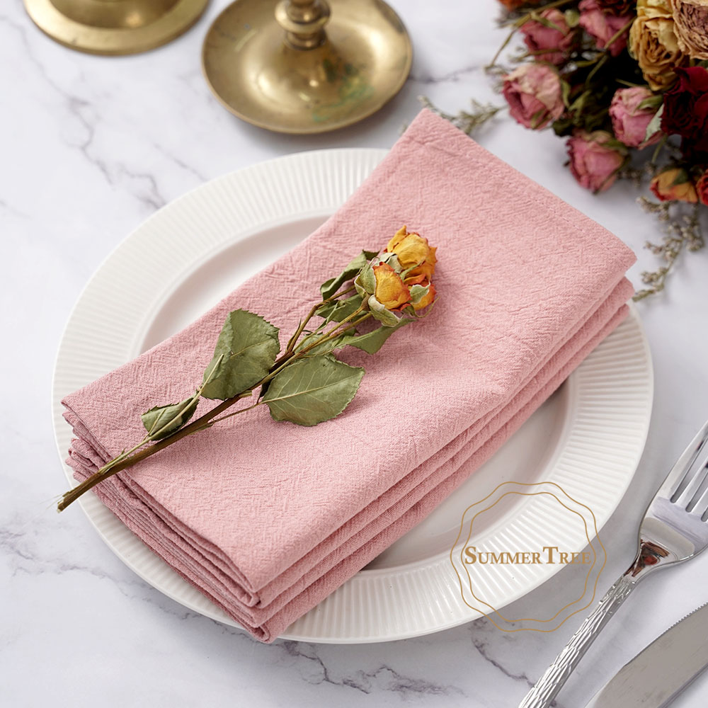 24 Pack 40cm x 40cm Cloth Napk - Linen Napkin Set บทวิจารณ์และราคา