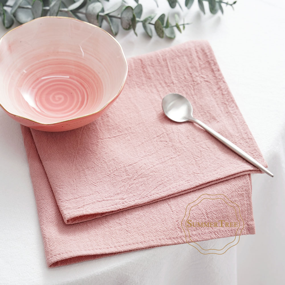 24 Pack 40cm x 40cm Cloth Napk - Linen Napkin Set บทวิจารณ์และราคา