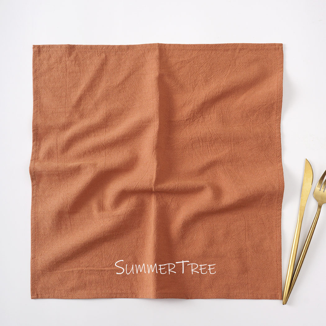 24 Pack 40cm x 40cm Cloth Napk - Linen Napkin Set บทวิจารณ์และราคา