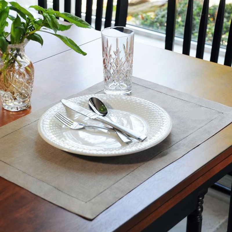 6 Pieces White Hemstitch Napki - Linen Napkin Set บทวิจารณ์และราคา