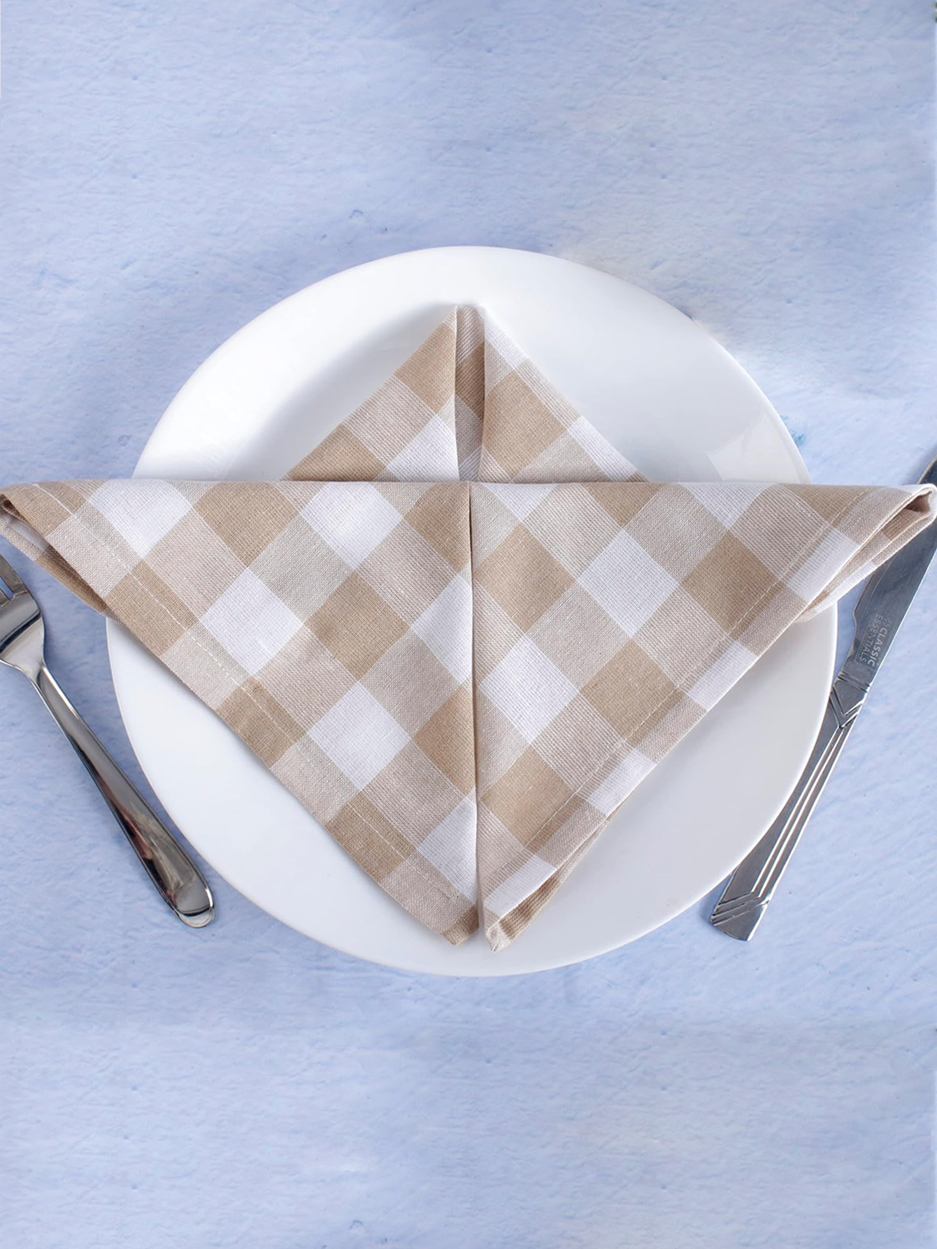 Checkered Napkins are Perfect  - Linen Napkin Set บทวิจารณ์และราคา
