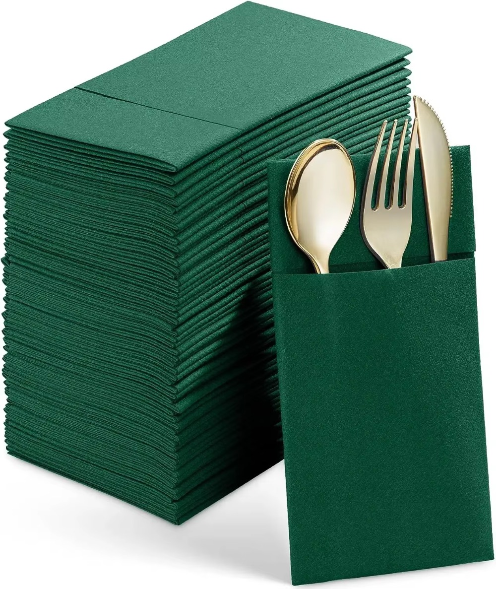 50 PCS Disposable Linen-Feel D - Linen Napkin Set บทวิจารณ์และราคา
