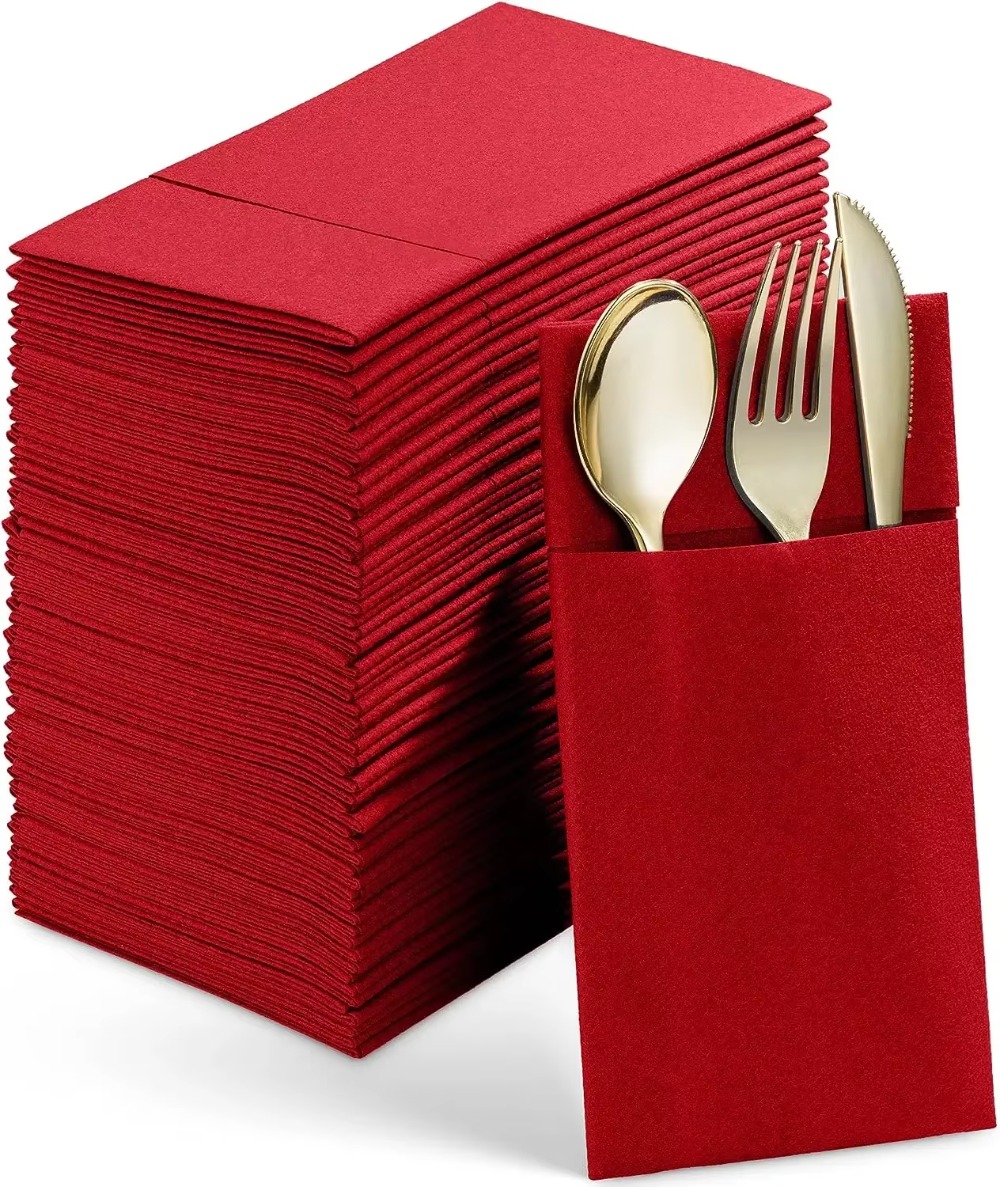 50 PCS Disposable Linen-Feel D - Linen Napkin Set บทวิจารณ์และราคา