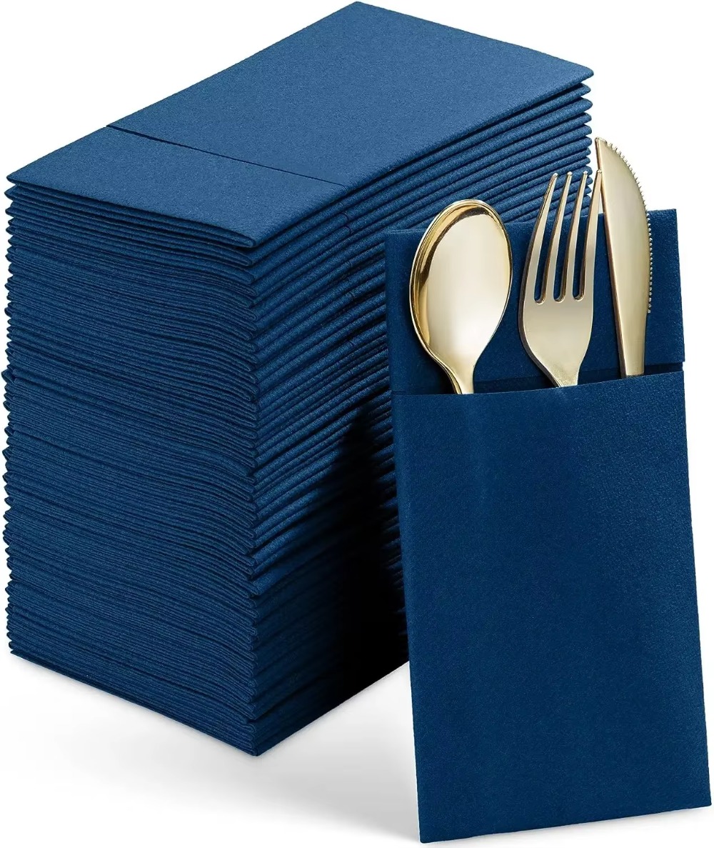50 PCS Disposable Linen-Feel D - Linen Napkin Set บทวิจารณ์และราคา