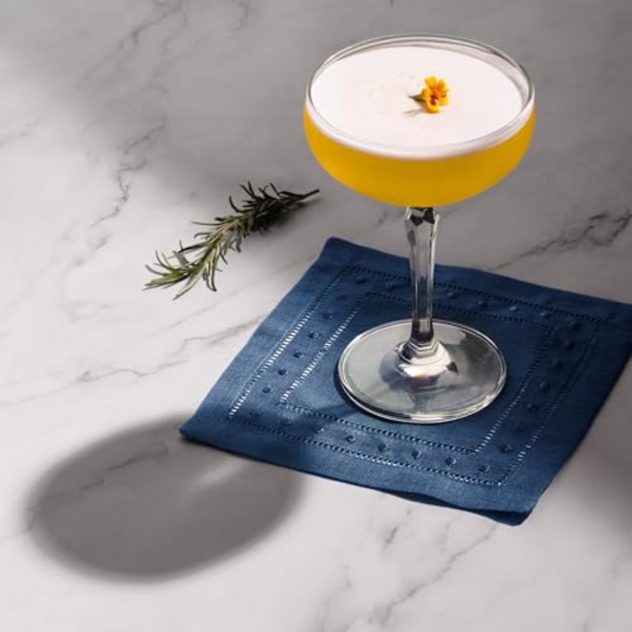 Linen Cocktail Napkins 6 x 6 i - Linen Napkin Set บทวิจารณ์และราคา