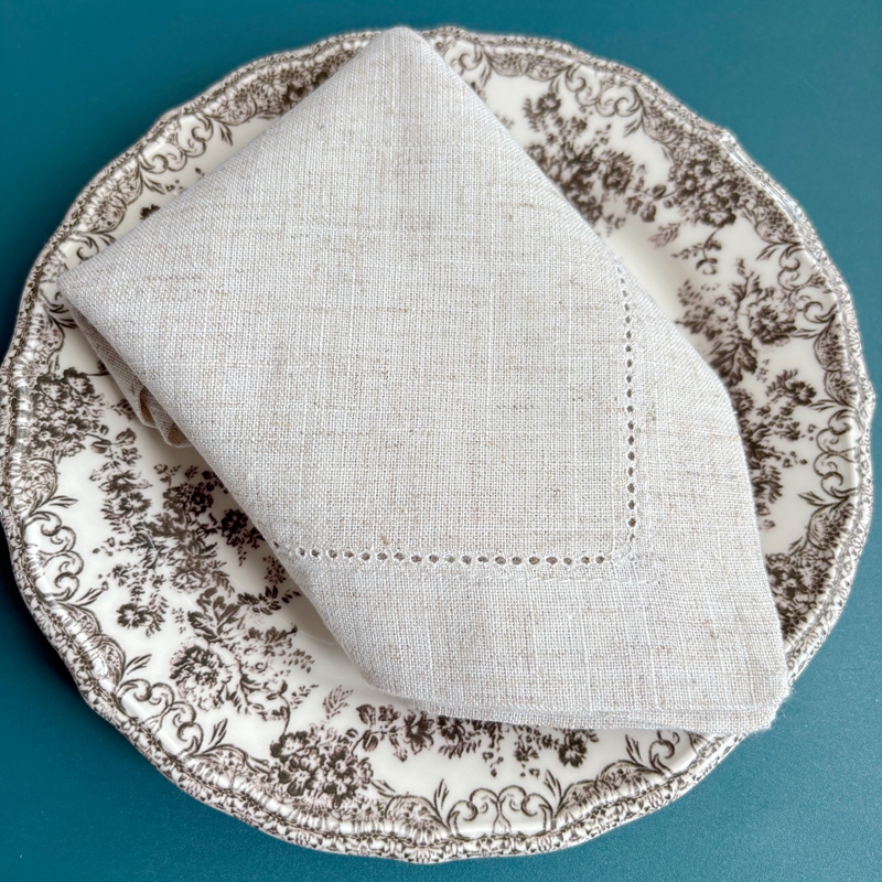 6 Pieces Linen Napkins Linen D - Linen Napkin Set บทวิจารณ์และราคา